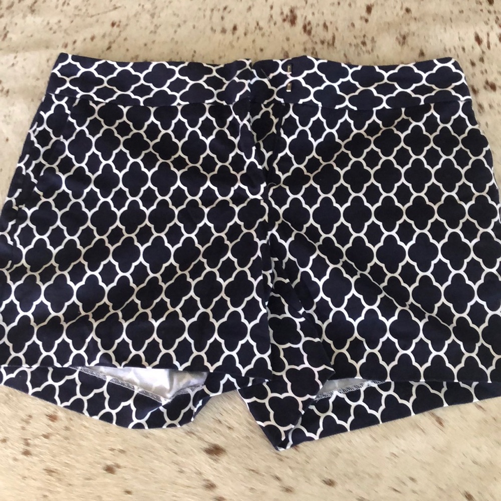 Women’s Printed Navy Shorts